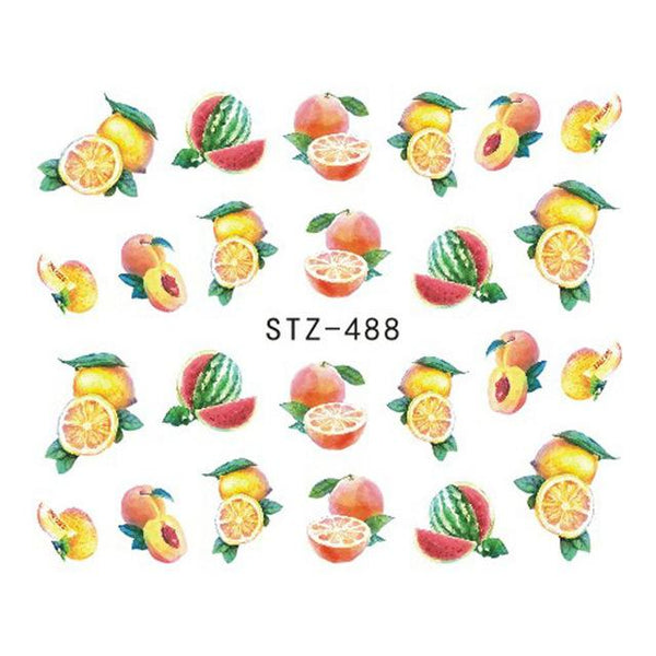 Stickers d'ongles - Nail Art - Fun - Fruits - Cupcakes & cie