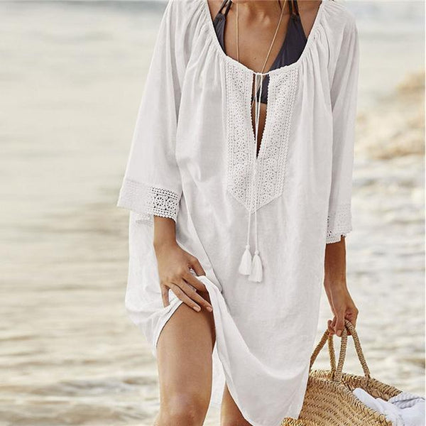 Tunique de plage style bohème