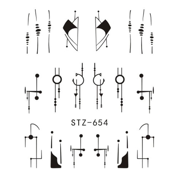 Décalcomanies d'ongles - Tatouages Éphémères pour ongles - Nouveaux modèles