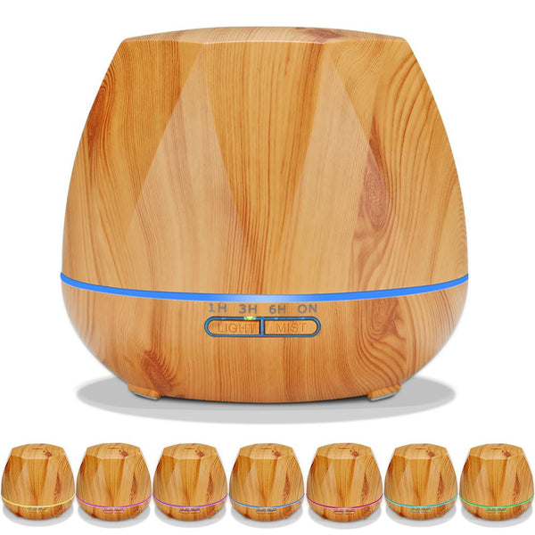 Humidificateur d'air & Diffuseur d'Huiles Essentielles -  Relaxant & Purifiant - Avec ou sans télécommande