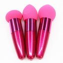 Set de trois Éponges à Maquillage - Œuf - Champignon - Biseautée 123maquillage Rose 
