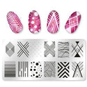 Pochoirs à ongles 123maquillage Traits 2 