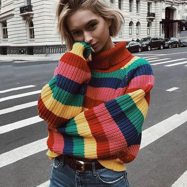 Gros Pull Multicolore