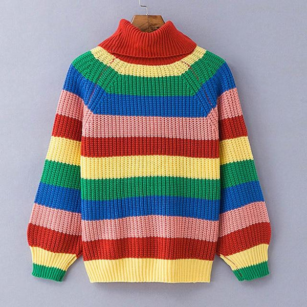 Gros Pull Multicolore