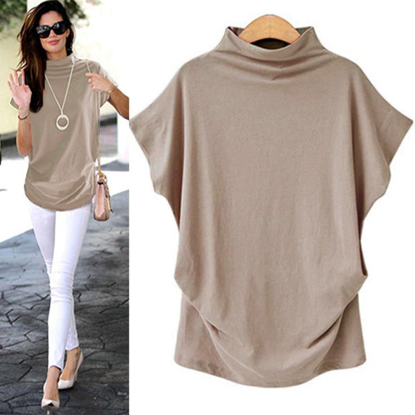 Blouse Stylée Col Haut