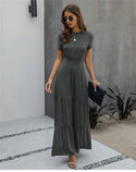 Robe Bohème Noire Longue