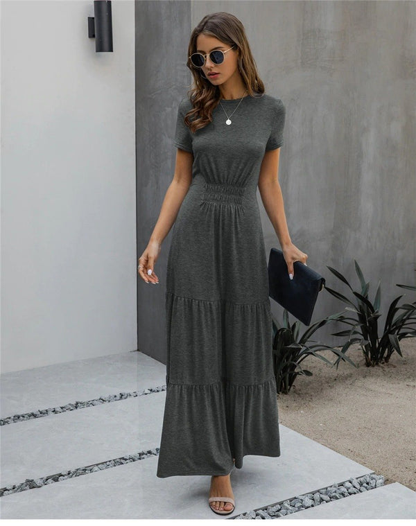 Robe Bohème Noire Longue