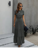 Robe Bohème Noire Longue
