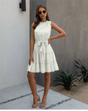 Robe Blanche Courte Hippie Chic