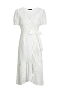 Robe Bohème Blanche Maxi Broderie