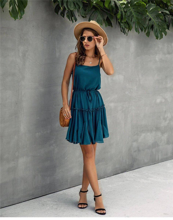 Robe Bohème Bleu Marine