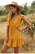 Robe Bohème Jaune