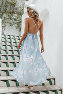 Robe Bohème Mariage Bleu Ciel