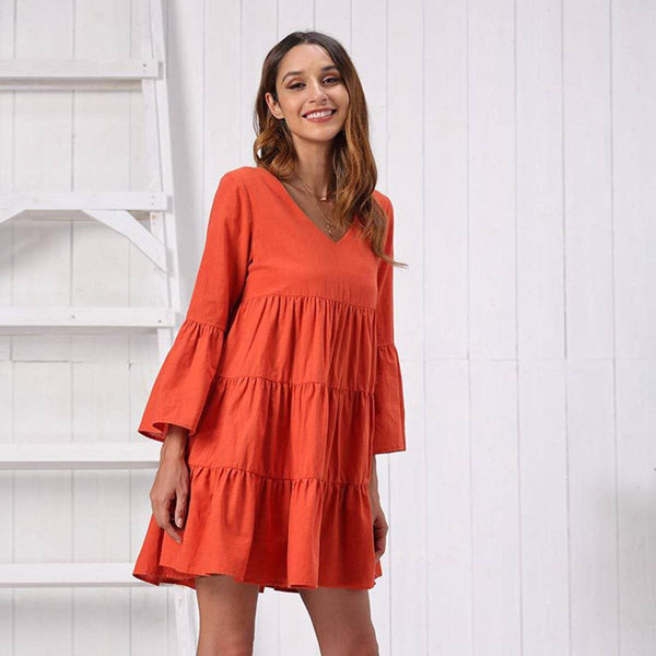 Robe Bohème Orange