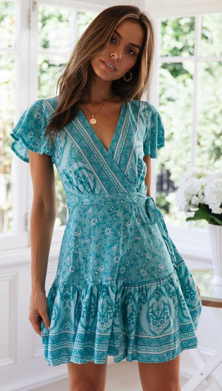 Robe Boho Verte | Femme Classe