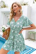 Robe Courte Vert Sauge