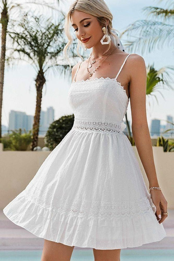 Robe Dentelle Blanche Bohème