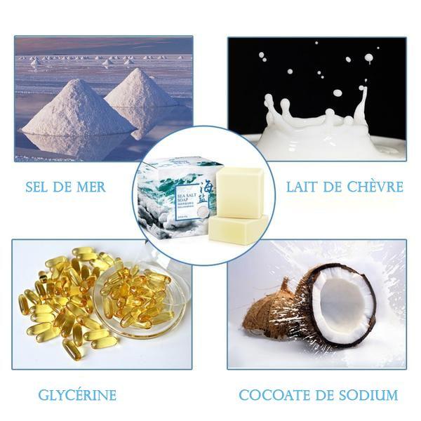 Savon Sel de Mer - Traitement Acné