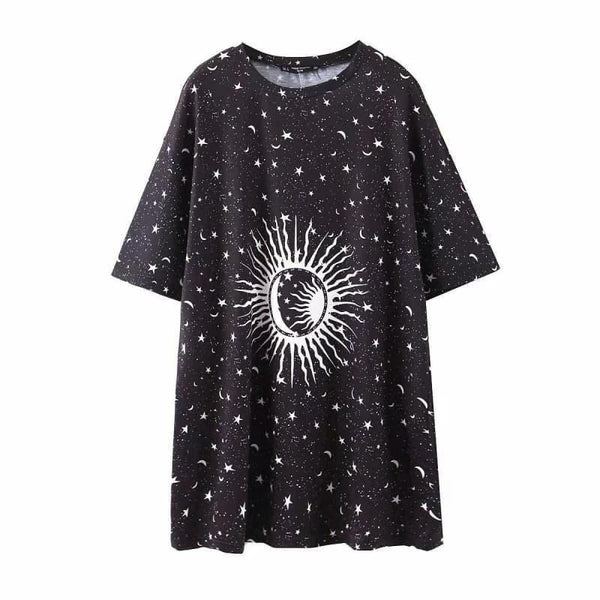 T-shirt Bohème Sun and Moon