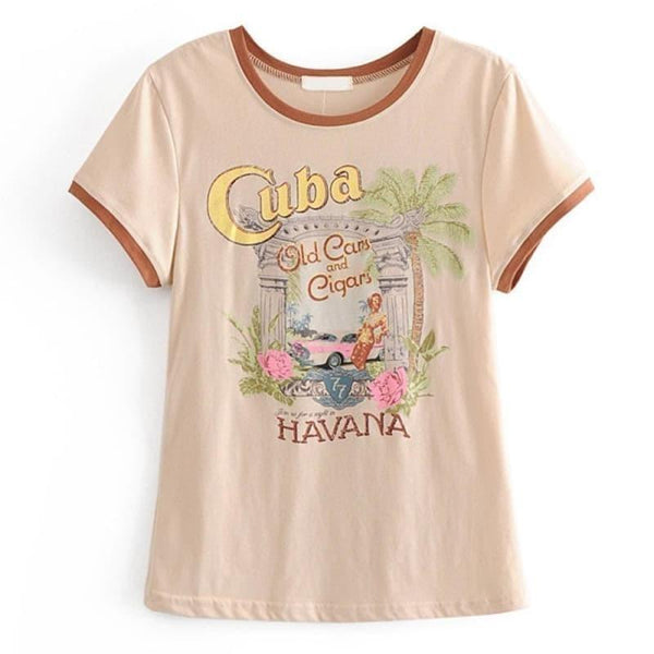 T-shirt Vintage Cuba Havana