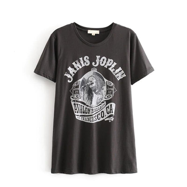 T-shirt Vintage Janis Joplin