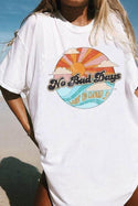 T-shirt Vintage No Bad Days - S / Blanc