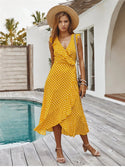 Robe Longue Bohème Jaune