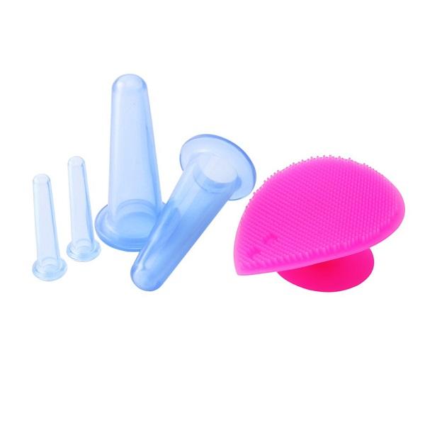 Ventouses faciales en silicone 123maquillage Bleu 