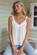 Top Blanc Bohème Chic