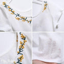 Top Bohème Broderie Florale