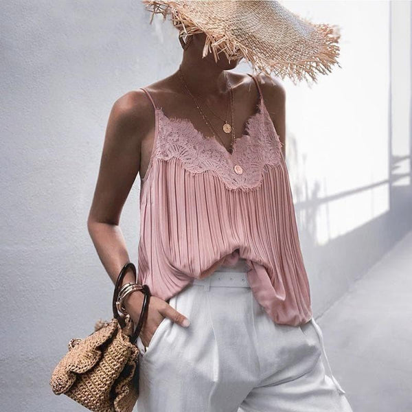 Top Dentelle Bohème Chic